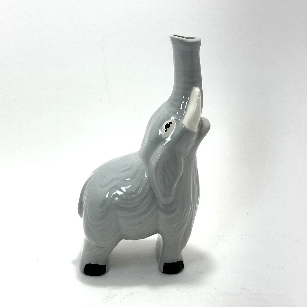 VTG MCM Elephant Bud Vases – 6.5